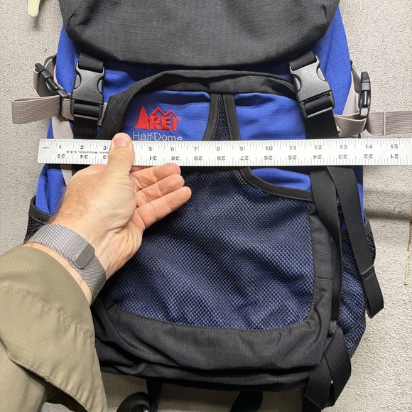 REI Half Dome‎ Hiking Backpack Blue Black Internal Frame Daypack 50L - Picture 4 of 16